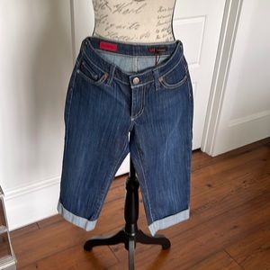 AG cropped denim w/cuff size 27